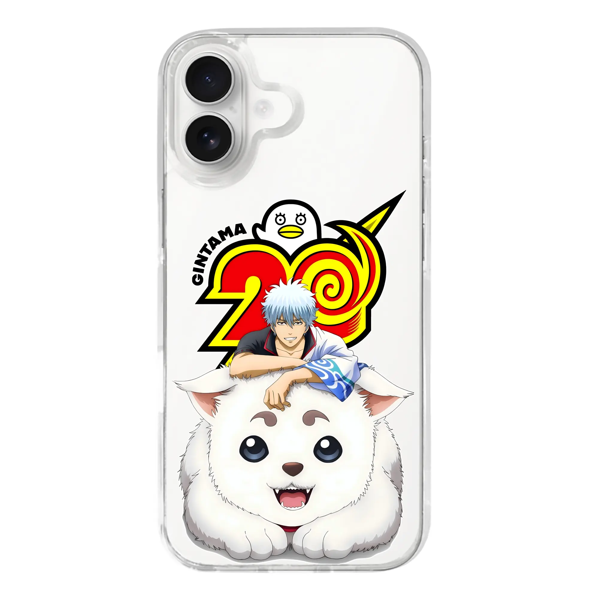 銀魂 グッズ 坂田 銀時 - iPhone 17シリーズ 透明スマホケース – 薄型・耐衝撃・精密フィット保護カバー